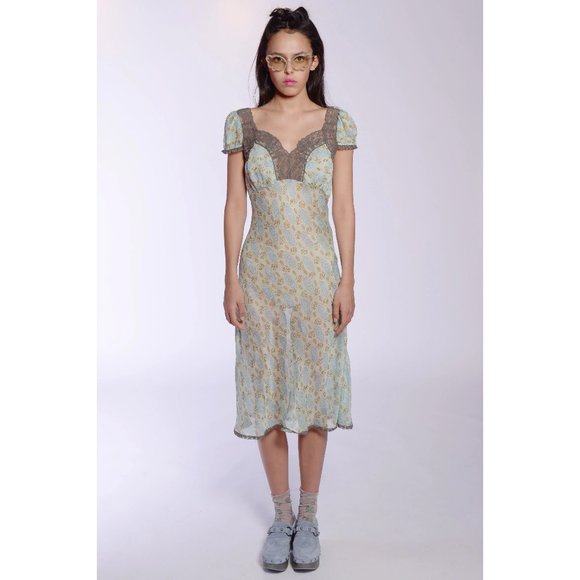 Anna Sui Dresses & Skirts - Anna Sui Silk Midi Dress